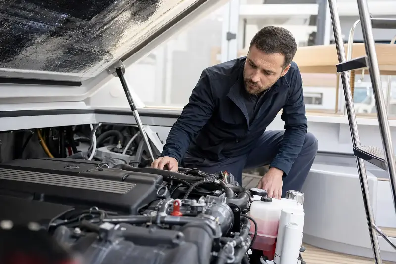 How to Check a Yacht Engine Before Buying