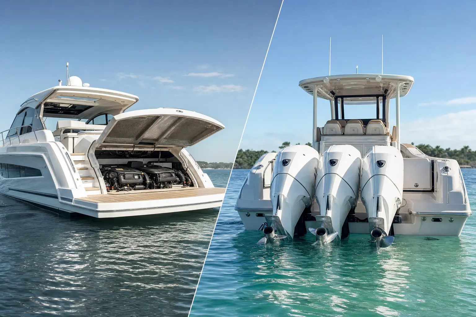 Motori inboard vs outboard sugli yacht: una guida pratica