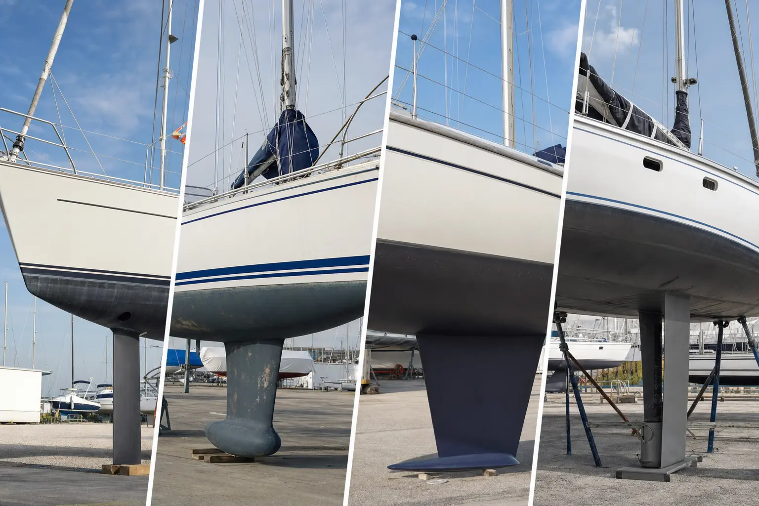 Kieltypen erklärt: Flossenkiel, Bulbkiel, Flügelkiel, Langkiel und Hubkiel