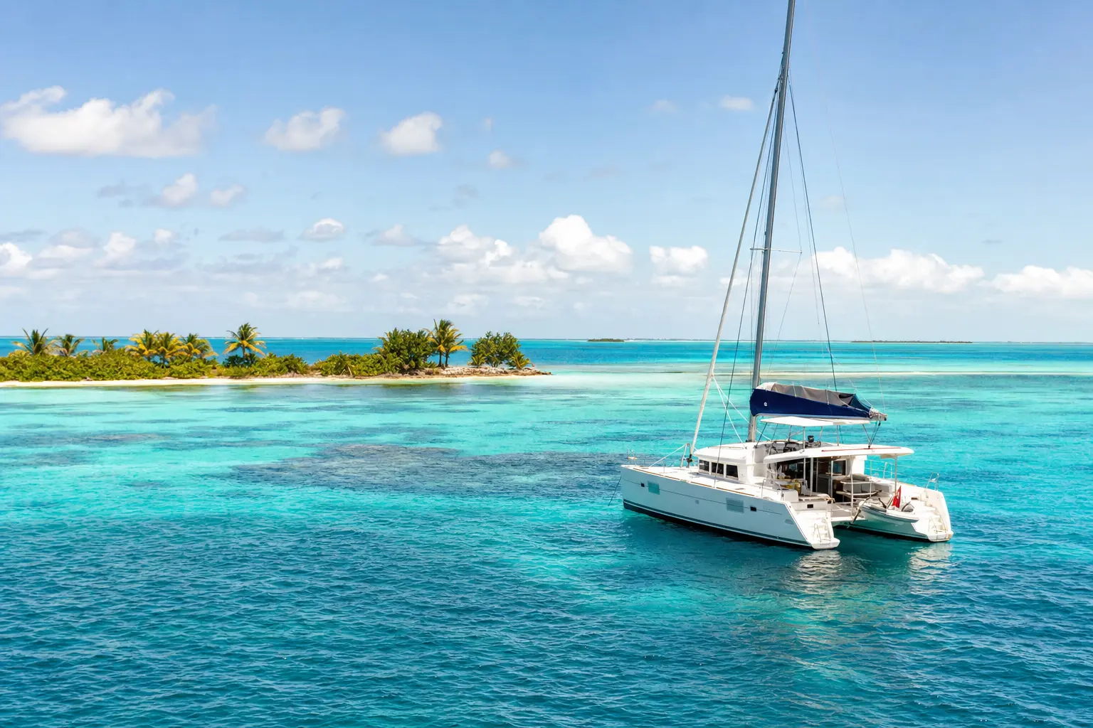 Belize seglingsrutt: rev, cayes och katamaraner