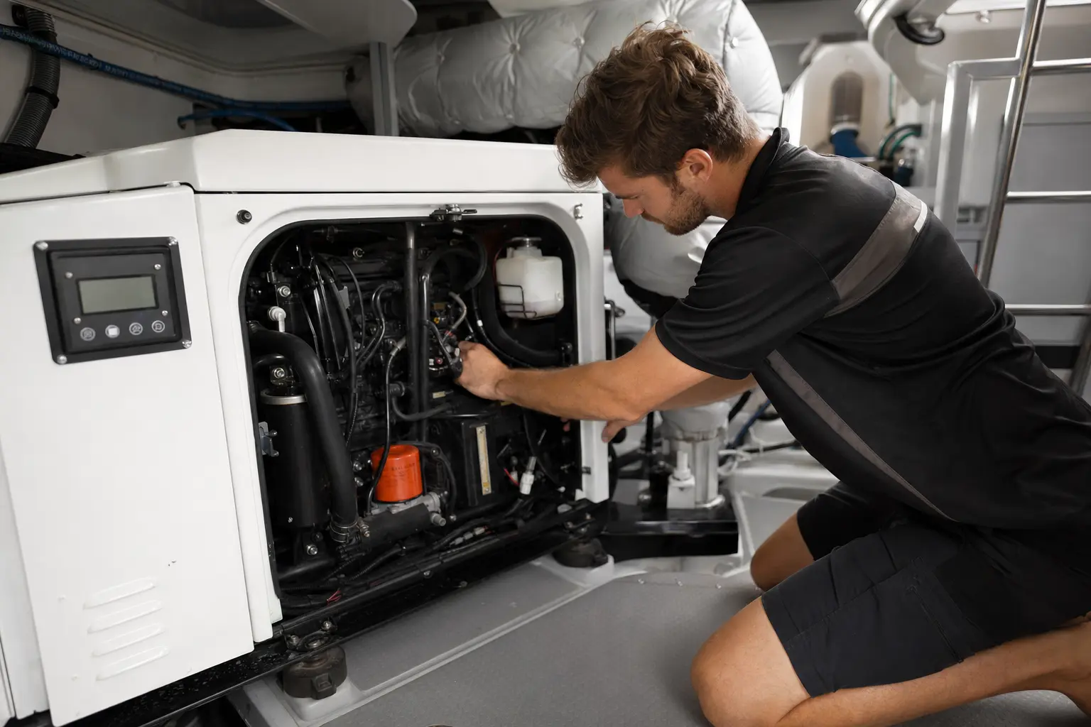 Generator on a Yacht: Size, Usage and Common Problems